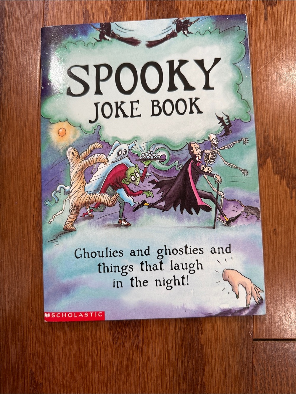 Vintage Spooky Joke Book Halloween Scholastic 2000 Helen Burnford Illustrated